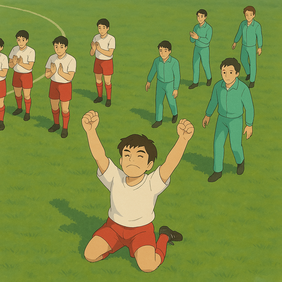 Istorie cu filtru Ghibli! GSP a generat 25 imagini cu momente fabuloase din fotbalul românesc