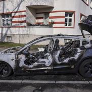 Tesla incendiate în Berlin / foto: Guliver/gettyimages