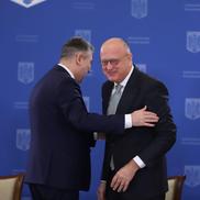 Dan Șucu la Conferința „România și OCDE, alături de Marcel Ciolacu / Foto: Dumitru Angelescu