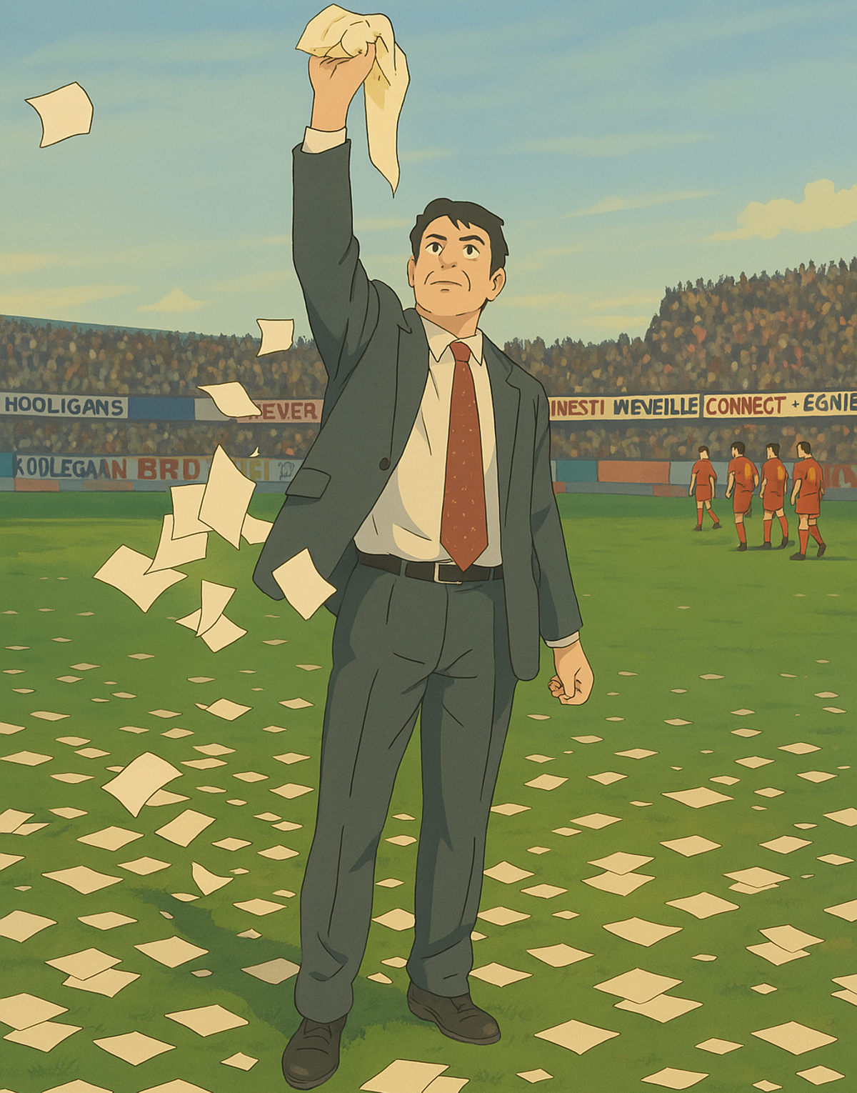 Istorie cu filtru Ghibli! GSP a generat 25 imagini cu momente fabuloase din fotbalul românesc