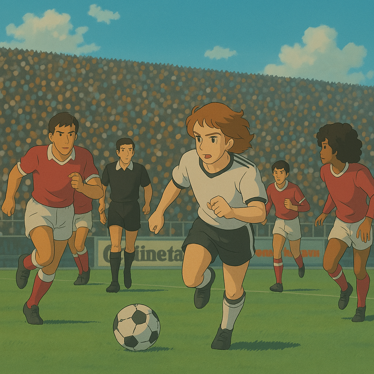 Istorie cu filtru Ghibli! GSP a generat 25 imagini cu momente fabuloase din fotbalul românesc