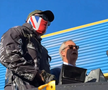 Derek Chisora a venit cu tancul la conferință // Captură DAZN
