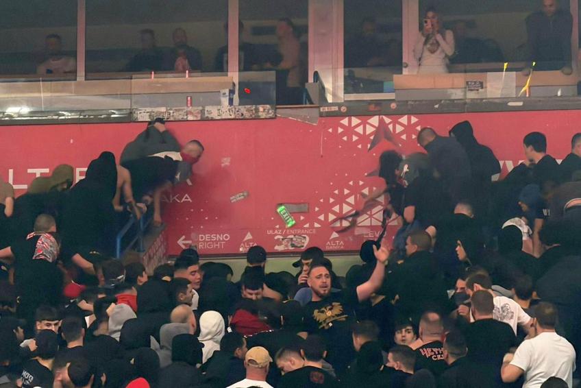 Bătaie înainte de Steaua Roșie Belgrad - Partizan