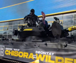 Derek Chisora a venit cu tancul la conferință // Captură DAZN