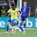 Vinicius jr, cu numărul 10 împotriva Croației / Foto: Imago