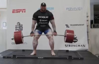 Un star din Game of Thrones a doborât recordul mondial la ridicat greutăți » A depășit borna de 500kg, stabilită în 2016