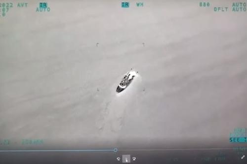 Forțele Armate din Ucraina au publicat un videoclip cu atacul asupra șalupelor rusești // foto: captură Facebook