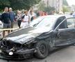 BMW-ul lui Adrian Senin, după accident
