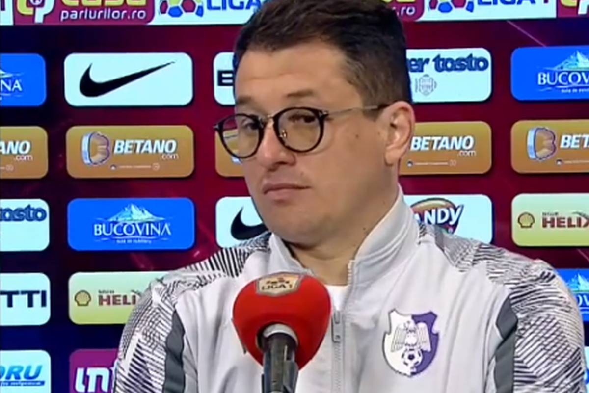 Andrei Prepeliță nu a iertat pe nimeni după înfrângerea cu Rapid: „Lipsă de personalitate” + nici arbitrii nu au scăpat: „Sunt foarte sensibili”