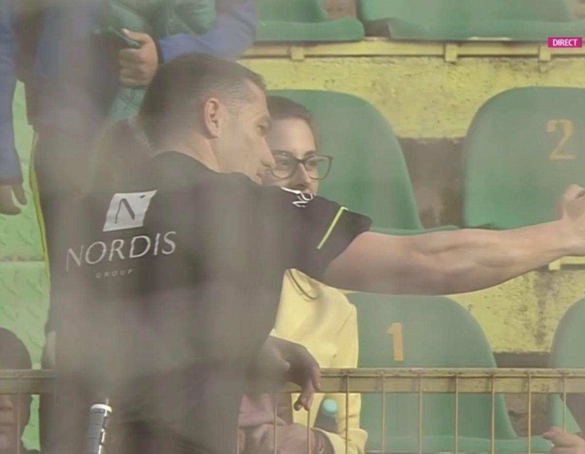 Ce făcea Istvan Kovacs la pauza meciului CS Mioveni - FC Botoșani