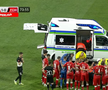 Rareș Pop a primit îngrijiri pe gazon