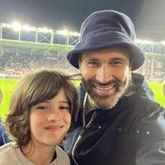 Nicolai Tand și fiul său, Iancu (foto: instagram/Nicolai Tand)