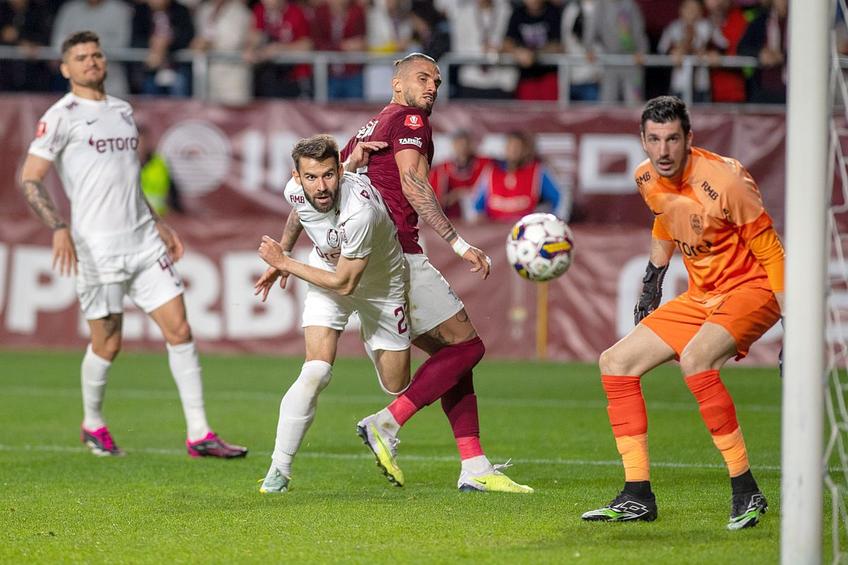 Dugandzic a înscris de două ori cu CFR Cluj // foto: Raed Krishan, GSP