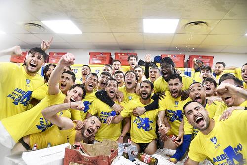 Bucuria jucătorilor lui Frosinone // foto: Imago Images