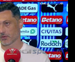 Mirel Rădoi, în lacrimi după Universitatea Craiova - Rapid 1-2, etapa 7 Superliga. Foto: captură TV