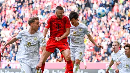 Eric Dier înscrie pentru Bayern în ultimul meci din campionat, contra lui Mainz / Foto: Imago