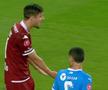 Burmaz și Ciobotariu s-au luat la ceartă în Craiova - Rapid, foto: captură Orange Sport