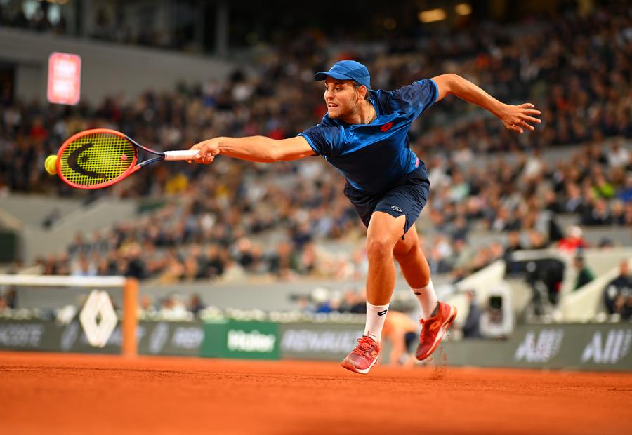 Pavel Kotov, jucătorul care l-a amenințat pe Corentin Moutet/Foto: Getty Images „Cineva te va omorî!” » Un jucător de tenis a dezvăluit amenințarea șocantă primită de la un adversar chiar în timpul meciului de la un turneu din Franța