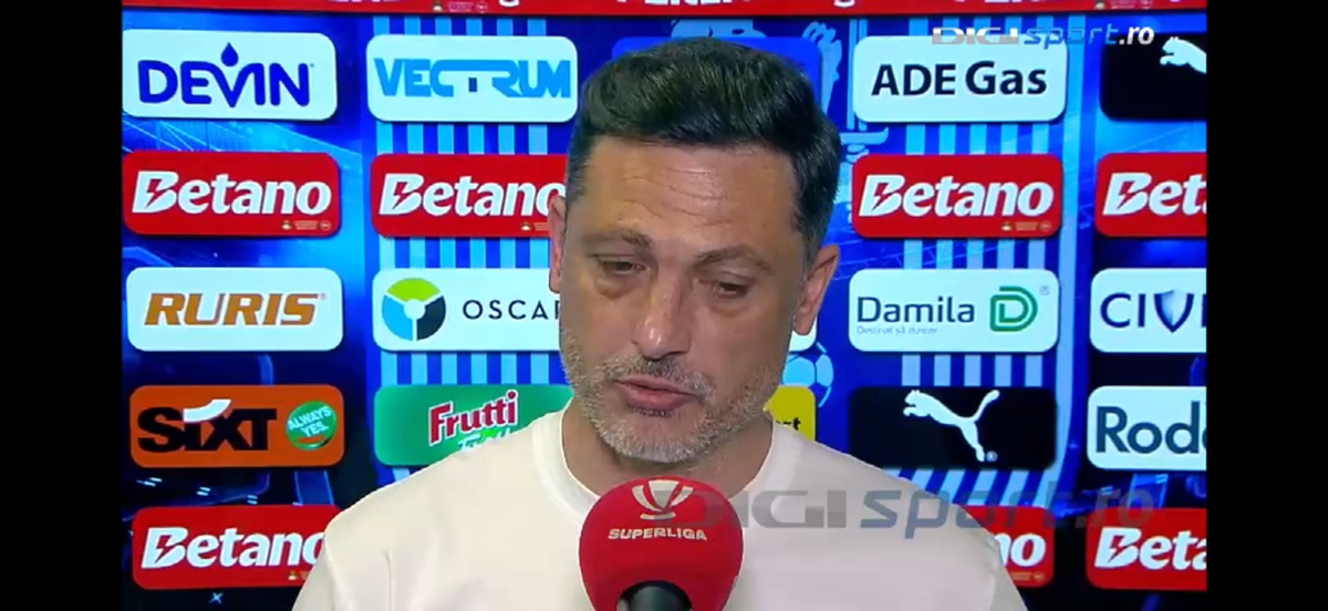 Mirel Rădoi, cu ochii în lacrimi după Craiova - Rapid
