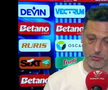 Mirel Rădoi, în lacrimi după Universitatea Craiova - Rapid 1-2, etapa 7 Superliga. Foto: captură TV