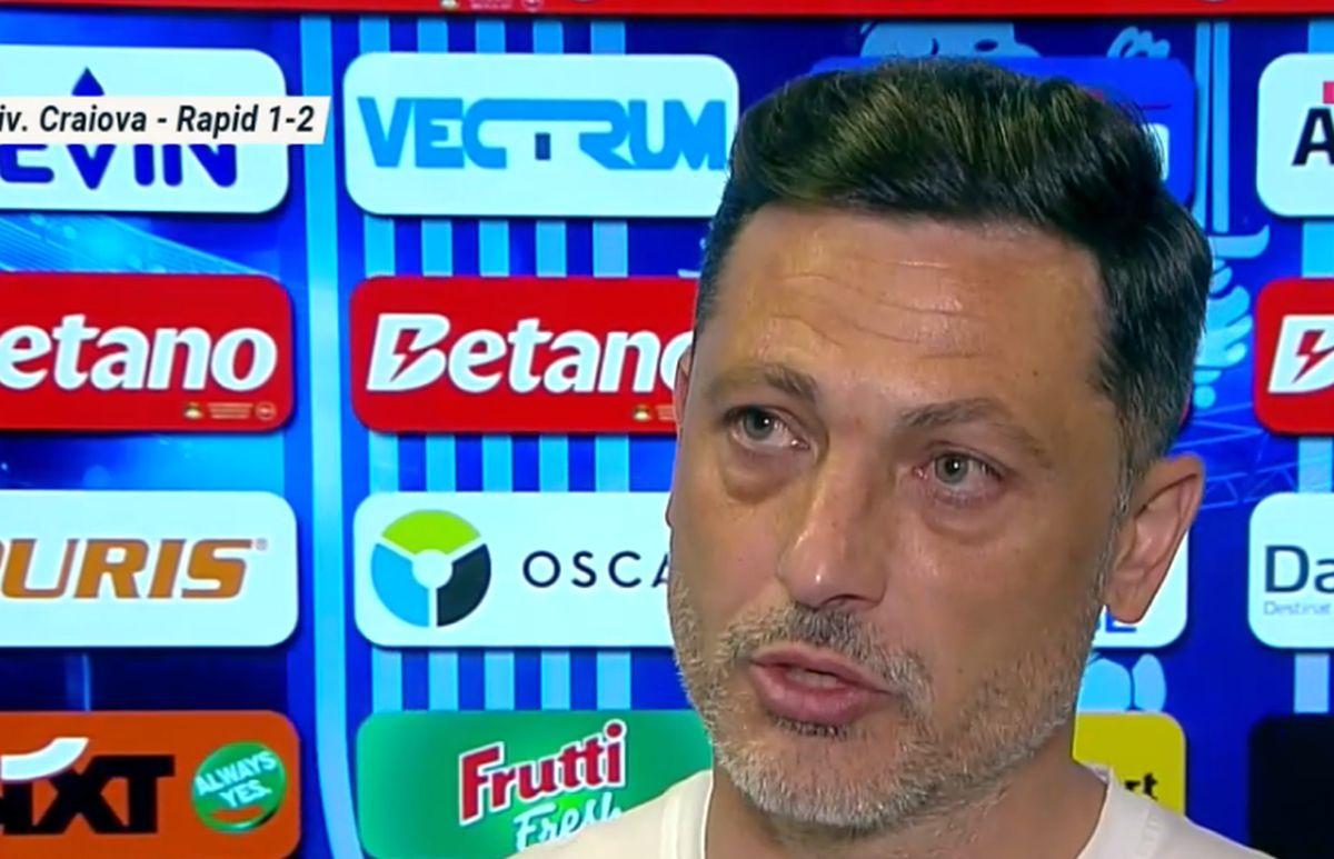 Mirel Rădoi, cu ochii în lacrimi după Craiova - Rapid