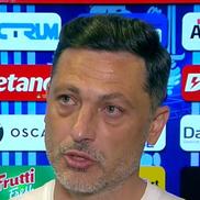 Mirel Rădoi, în lacrimi după Universitatea Craiova - Rapid 1-2, etapa 7 Superliga. Foto: captură TV