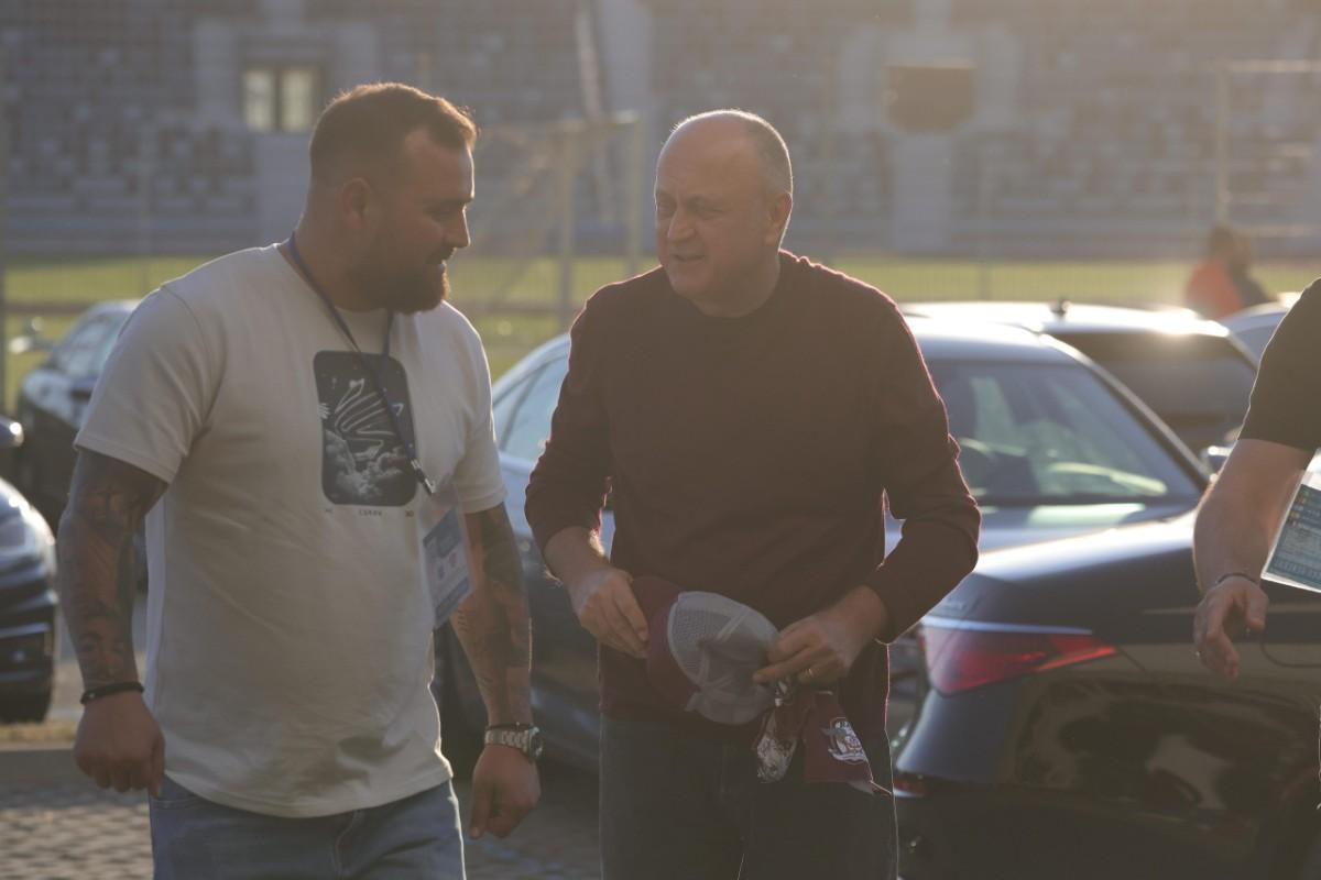 Dan Șucu, la „Ion Oblemenco” pentru U Craiova - Rapid