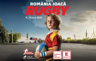Kaufland și Federația Română de Rugby lansează Săptămâna Rugbyului în peste 30 de orașe