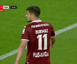 Burmaz și Ciobotariu s-au certat în Craiova - Rapid, foto: captură Orange Sport