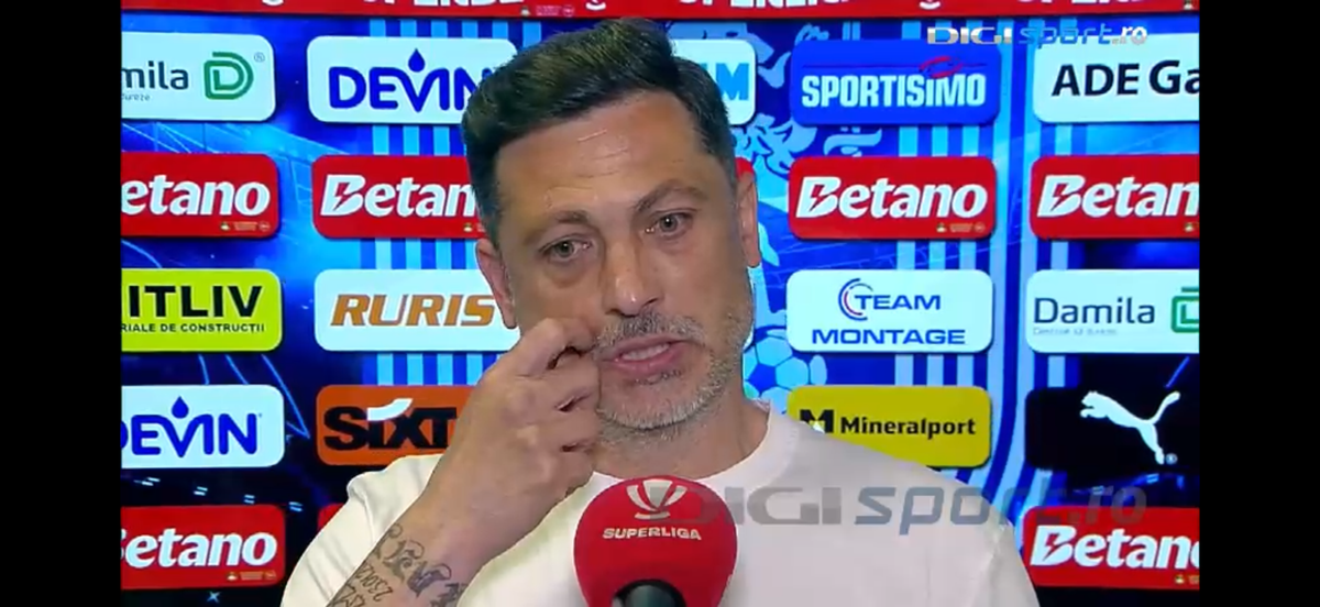 Mirel Rădoi, cu ochii în lacrimi după Craiova - Rapid