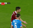 Burmaz și Ciobotariu s-au certat în Craiova - Rapid, foto: captură Orange Sport