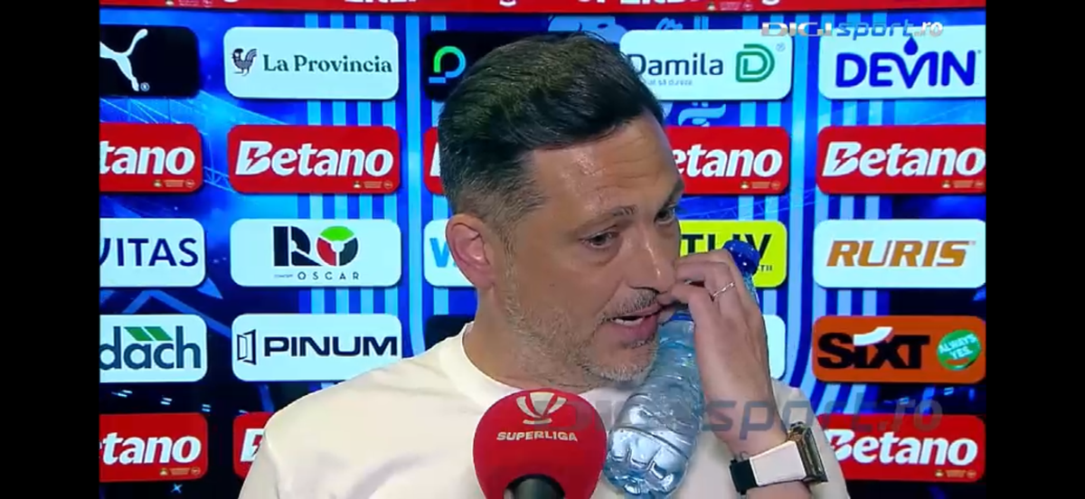 Mirel Rădoi, cu ochii în lacrimi după Craiova - Rapid