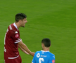 Burmaz și Ciobotariu s-au certat în Craiova - Rapid, foto: captură Orange Sport