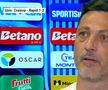 Mirel Rădoi, în lacrimi după Universitatea Craiova - Rapid 1-2, etapa 7 Superliga. Foto: captură TV