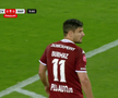 Burmaz și Ciobotariu s-au certat în Craiova - Rapid, foto: captură Orange Sport