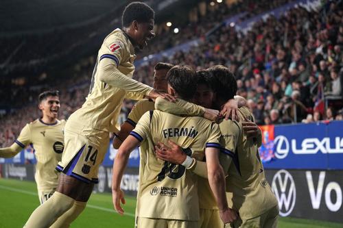 Catalanii, aproape de titlu în La Liga / foto: Getty Images