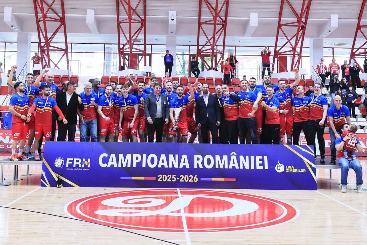 Dinamo, din nou campioană la handbal