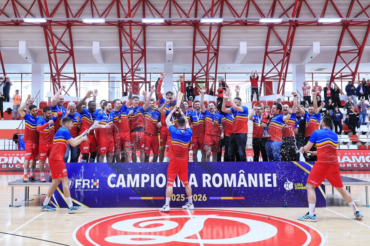 Dinamo, din nou campioană la handbal