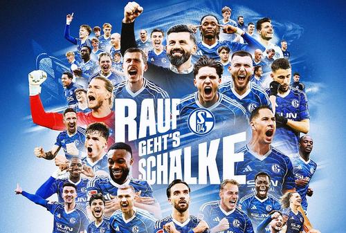 Schalke a promovat în Bundesliga // foto: X