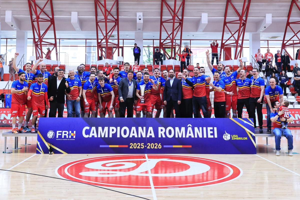 Dinamo, din nou campioană la handbal