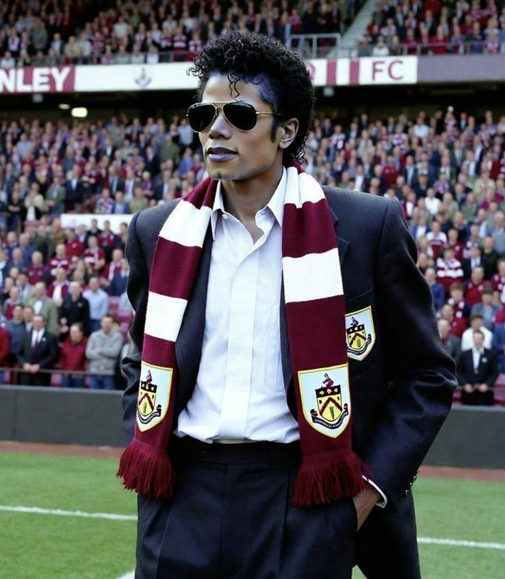 Michael Jackson, antrenor la Burnley (meme) // FOTO: X