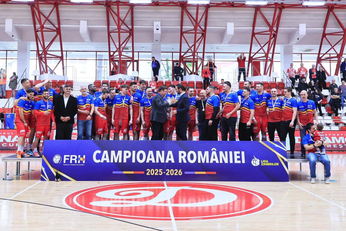Dinamo, din nou campioană la handbal