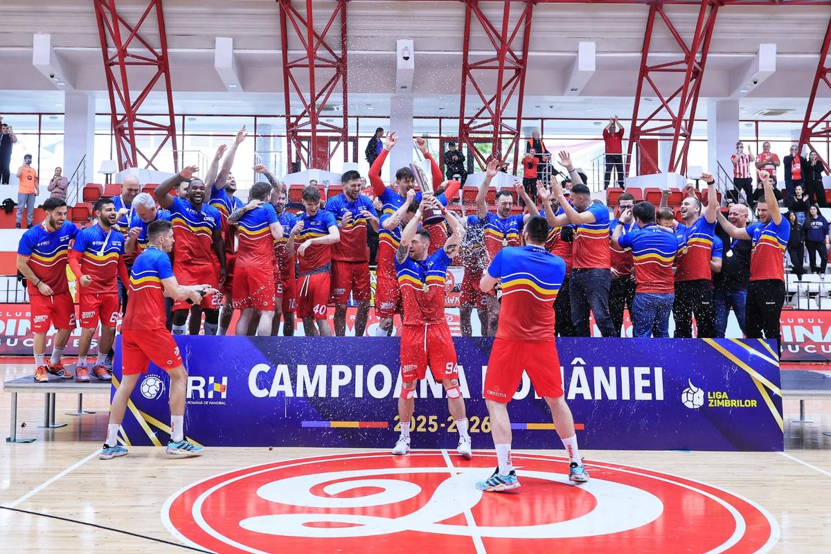Dinamo, din nou campioană la handbal