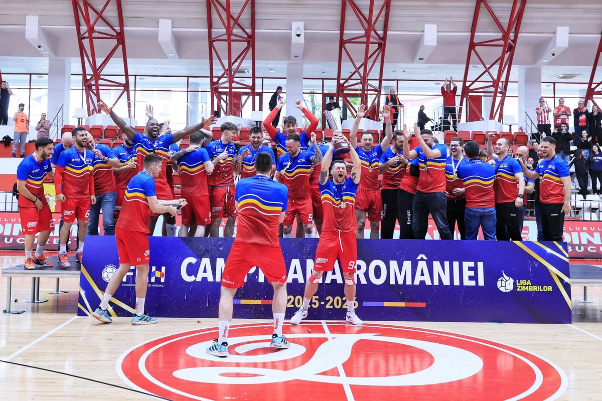 Dinamo, din nou campioană la handbal