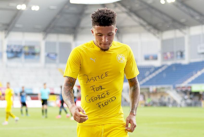 Sancho, de la Dortmund, cu mesajul pentru George Floyd, foto: Guliver/gettyimages