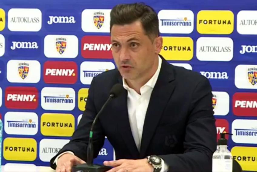 Mirel Rădoi a suferit un nou eșec pe banca „tricolorilor” / Captură FRF TV