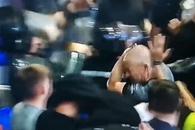 Haos în Serbia, la derby-ul Partizan - Steaua Roșie » Arbitrul a fugit spre vestiare, dar a fost lovit de un scutier!