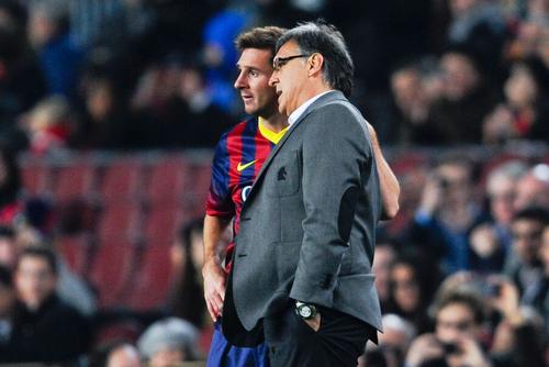 Gerardo Martino (dreapta), favorit să-i ia locul lui Phil Neville la Inter Miami. Foto: Getty Images