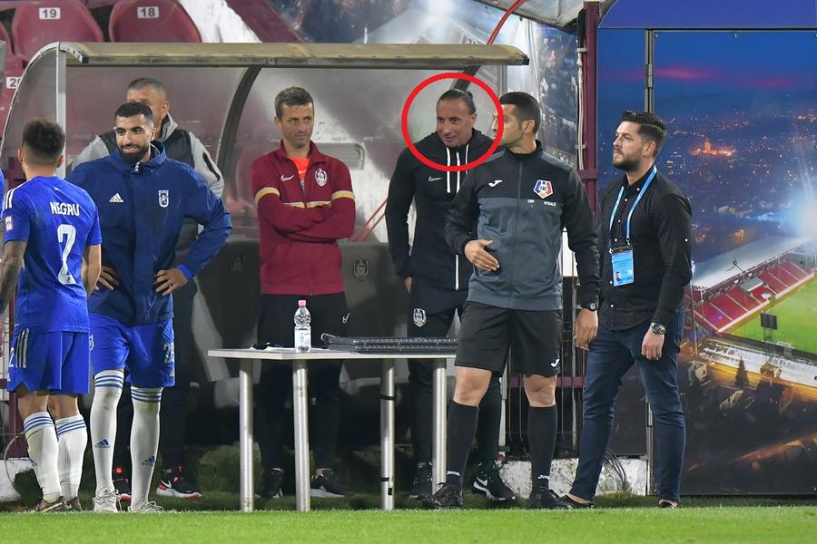 Vasile, bodyguardul l FOTO Cristi Preda 10 lucruri care nu s-au văzut la televizor de la CFR Cluj - FCU Craiova » Un șpriț de vară la oficială, Vasile bodyguardul și rola de bandă izolatoare