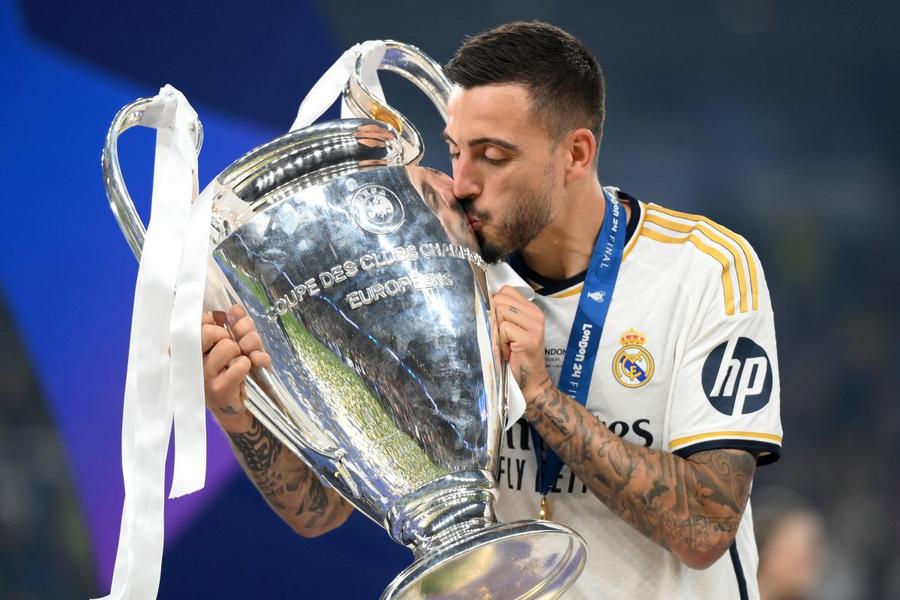 Joselu a cucerit Liga Campionilor alături de Real Madrid // Foto: Getty Images „Săgeți” înainte de Spania - Germania: „Sperăm să-l «retragem» pe Kroos vineri!” » Replica neamțului